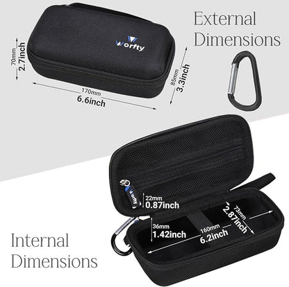 Case for PIFFA 50000mAh Portable Charger Power Bank - Travel Protective Carrying Storage Bag (Black)