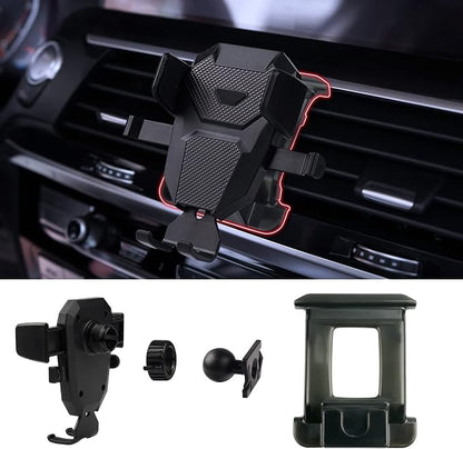 Karltys Car Phone Holder for BMW X3 2018-2021 (NOT for 22-23 X3) /X4 2019-2021 Accessories Cell Phone Holder Air Vent Mount for 4-7 Inch Phones Hands Free Thick Case Friendly Mobile Stand