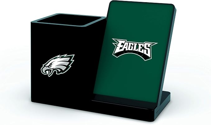 SOAR NFL Unisex Wireless Charging Stand and Desktop Organizer