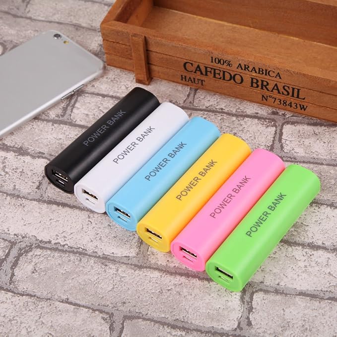 18650 Battery Power Bank Case DIY Empty Shell, Portable USB Charger Box with Self-Adaptive Technology