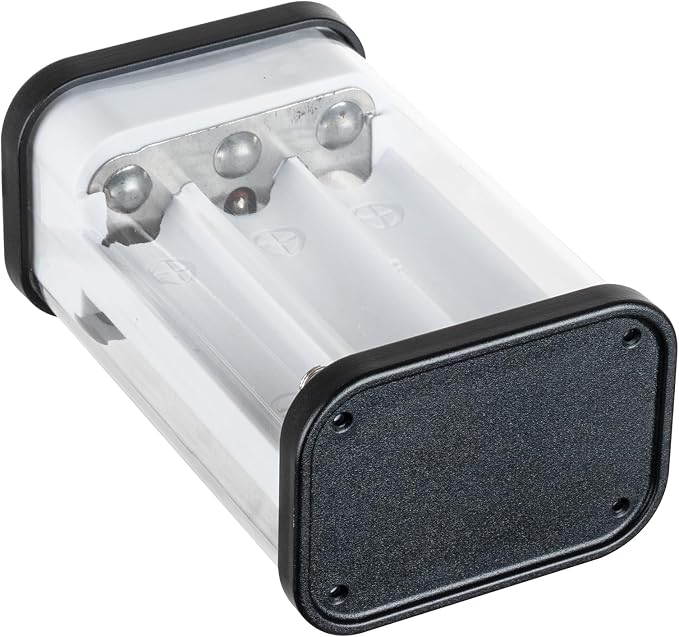 Transparent 18650 Battery Charger Case, Solderless Portable Charger Housing with Overload Protection, Detachable Design for Secure Device Charging