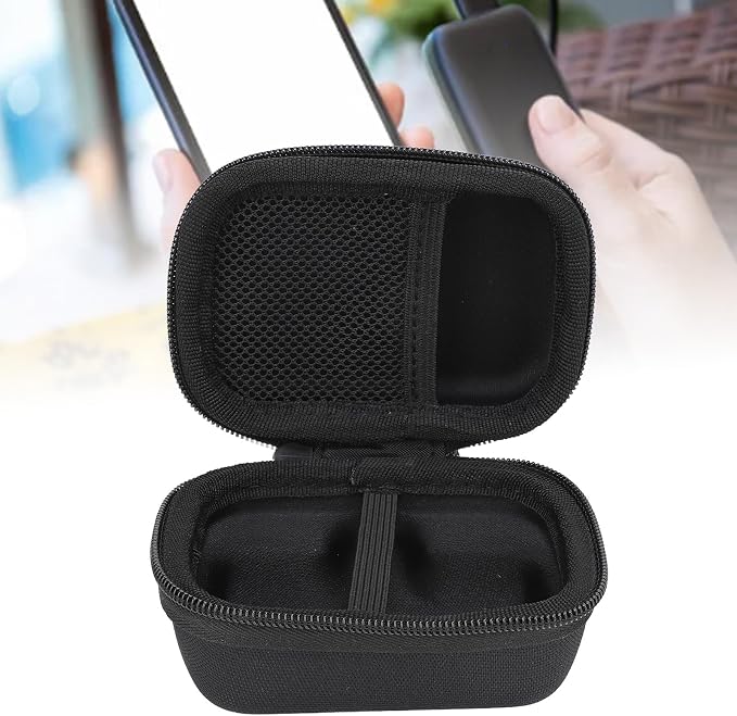 FOSA Power Bank Carrying Case, Battery Pack Storage Bag Soft Lining for Portable Charger (Black)