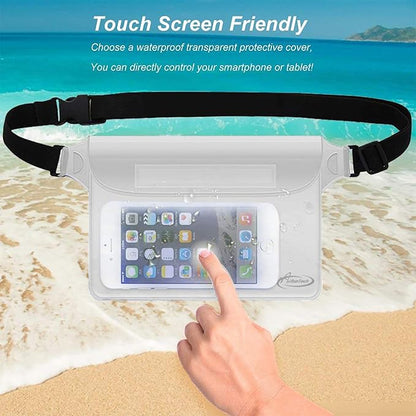 AiRunTech Waterproof Fanny Pack,Phone Pouch Dry Bag for Passport Wallet Purse,Floating Waterproof Bags for Travel Beach Swimming Kayaking Boating Cruise Accessories