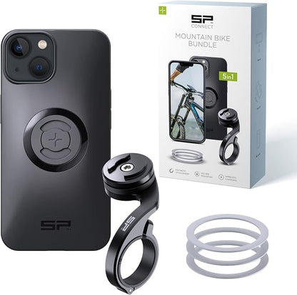 SP CONNECT Mountain Bike Bundle | SPC+ | Compatible with iPhone 14/13 | Mountain Bike Phone Holder | Bike Phone Mount | Bicycle Accessories and Bike Phone Holder | Cell Phone Holder