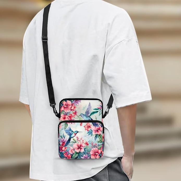 Men's Crossbody Bag, Small Cell Phone Wallet, Women's Shoulder Handbag, Travel Gym Bag