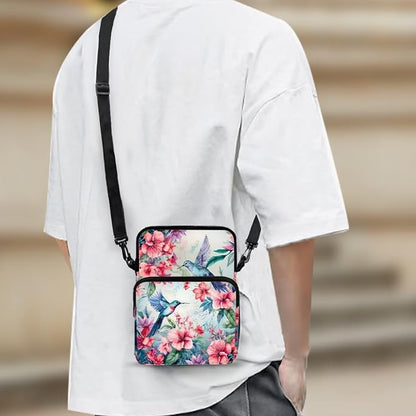 Men's Crossbody Bag, Small Cell Phone Wallet, Women's Shoulder Handbag, Travel Gym Bag