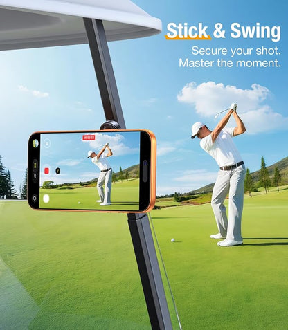 Magnetic Golf Cart Phone Holder for MagSafe Gym Mount【Strong Magnets】Magnetic Phone Holder for Golf Cart Phone Mount for iPhone 17 16 15 Fits EZGO Club Car Yamaha Icon Golf Accessories For Men Gifts