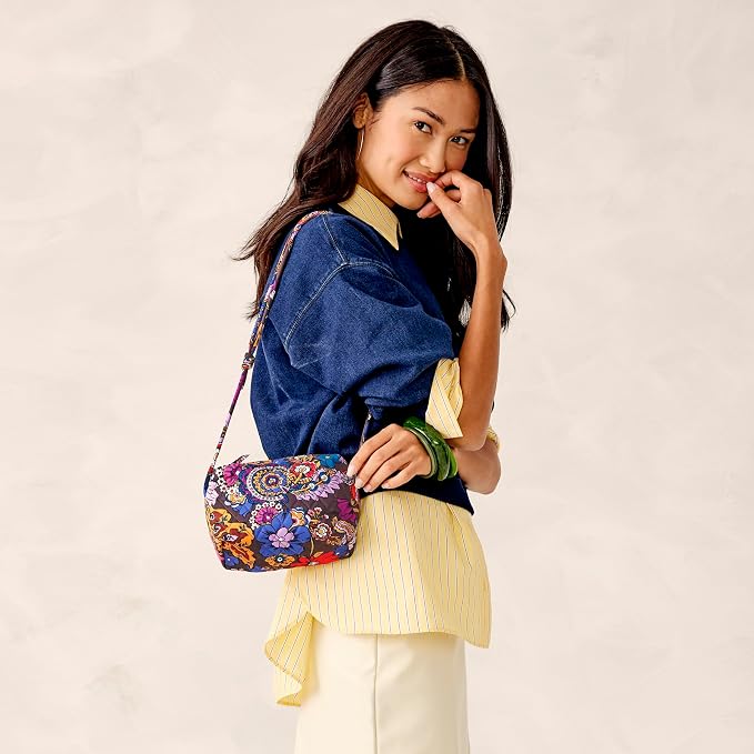 Vera Bradley Women's Premium Cotton Blake Crossbody Bag