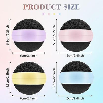 Suclain 4 Pack Touch Screen Cleaner Balls Phone Cleaning Ball Microfiber Touch Car Screen Glass Cleaner for Easter Computer Laptop Phone Monitor