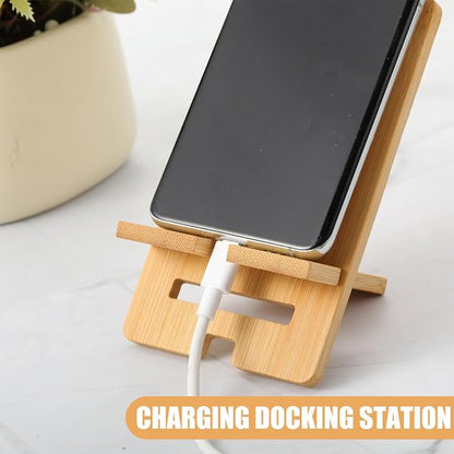 Ripeng 12 Pcs Employee Appreciation Gifts Bulk Bamboo Phone Stand for Desk Office Worker Thank You Gift for Administrative Team Coworkers Staff Graduation Nurse Teacher Week (Vivid Work Pride)