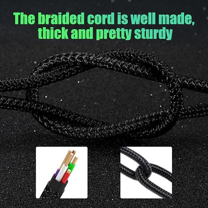 10-Pack Type C Magnetic Charging Cable Tips+ 6.5ft Magnetic Charger Cable & Removal Tool, Charging-Only (No Data Transfer)