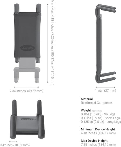 Arkon Mounts Midsize Tablet Car Headrest Mount for iPad mini Galaxy Tab S Tab Plus 4 3 7.0 8.0