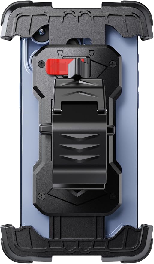 Grefay Bike Phone Holder, Universal Motorcycle Phone Holder with 360 Rotate for 4.7-6.8 Inch Smartphones, Compatible with Road Bike MTB Scooter