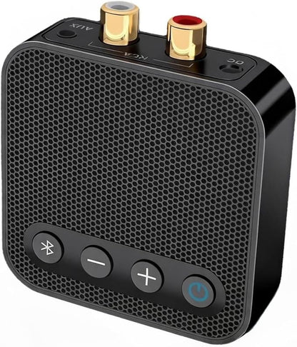 Bluetooth to RCA Adapter for Stereo Receiver - aptX HD Long Range Low Latency Bluetooth Receiver for Home Stereo Wireless Audio Adapter for Music Streaming Sound System