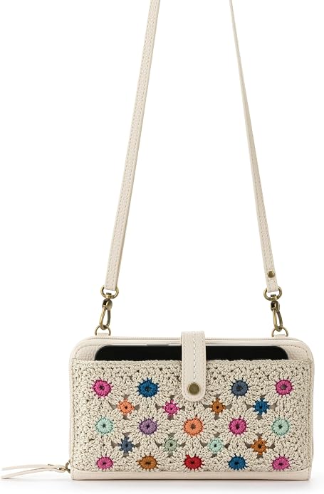 The Sak Iris Smartphone Crossbody Purse - Small Women's Cellphone Bag & Wallet For Everyday- Convertible Wristlet With Zipper