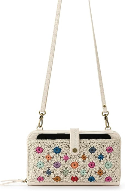 The Sak Iris Smartphone Crossbody Purse - Small Women's Cellphone Bag & Wallet For Everyday- Convertible Wristlet With Zipper