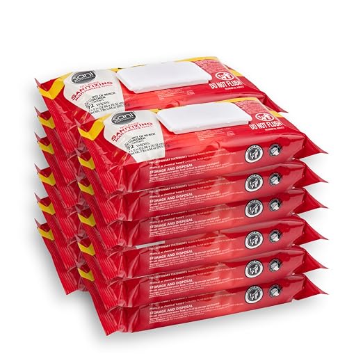 PDI Sani-Professional No-Rinse Sanitizing Multi-Surface Food Service Wipes Softpack, for Restaurants, Kitchen, and Home Use, Pack of 12, 72 Wipes Each, Large 9" x 8" Wipes