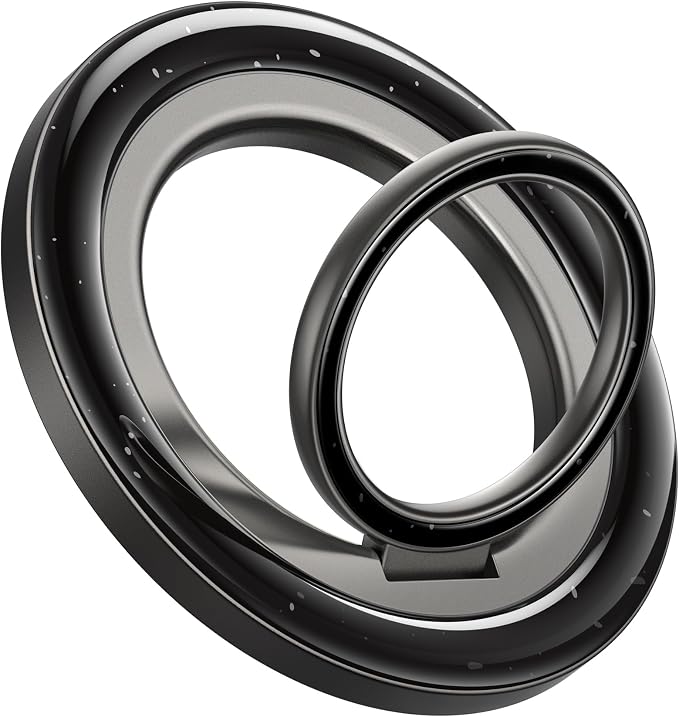 Lamicall [Upgrade Metal Gear Hinge] Magnetic Phone Ring Grip for MagSafe, [4.4lbs Ultra Strong Magnet] Finger Holder Stand, Easily Pull Ring Out, Mag Safe Accessory for iPhone 17 16 15 14 Pro Max