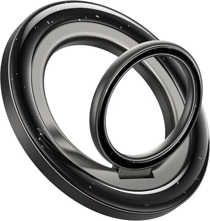 Lamicall [Upgrade Metal Gear Hinge] Magnetic Phone Ring Grip for MagSafe, [4.4lbs Ultra Strong Magnet] Finger Holder Stand, Easily Pull Ring Out, Mag Safe Accessory for iPhone 17 16 15 14 Pro Max