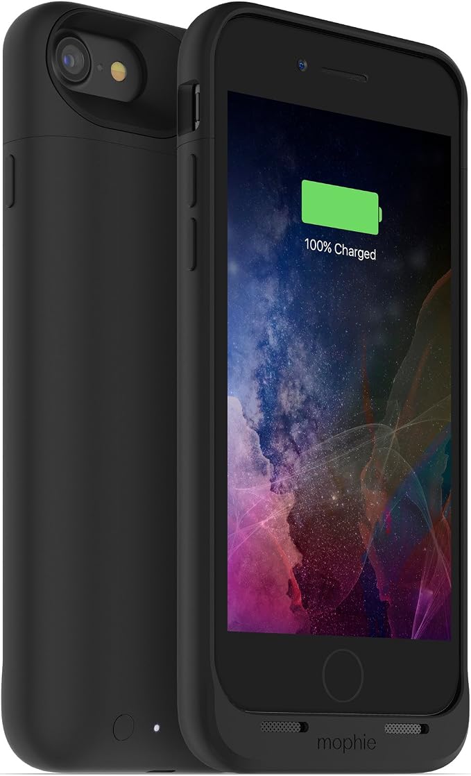mophie Juice Pack - Wireless Charging Protective Power Pack Case, Charge Force Technology, Compatible With Qi-Enabled & Other Wireless Charging Systems, For iPhone 7 & 8 and iPhone SE