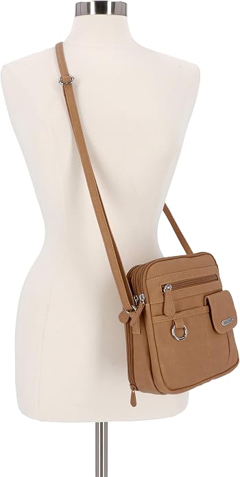 Multisac Women's MultiSac North South Mini Zip Around Crossbody