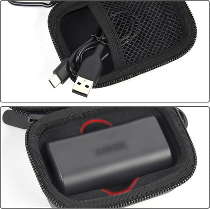 Boobowl Case Compatible with Anker Nano Power Bank with Built-in Lightning Connector 5,000 Mah 12W, Portble Charger Storage Holder for amelema/for LanLuk/for Feob Battery Pack - (Box Only)