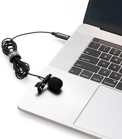 Saramonic LavMicro-U USB C Lavalier Microphone for iPhone 15, iPad, Android, Omnidirectional Condenser Lapel Mic for Vlogging, Interviews, YouTube, TikTok