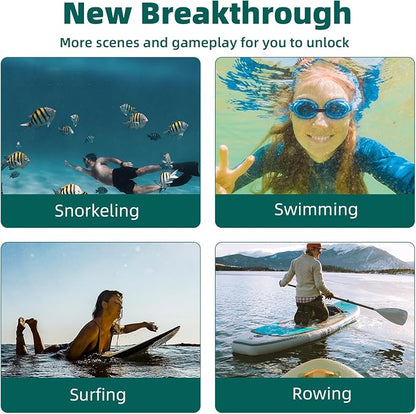 Floating Selfie Stick Hand Grip Waterproof Handle with Bluetooth Remote for Go Pro Hero 13 12 11 10 9 8Moun,Pole Monopod Handle Mount Accessory for Underwater Snorkeling & Water Sports