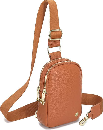INICAT Small Sling Bag for Women Everyday & Travel Crossbody Bags Lightweight Cross Body Purses Vegan Leather