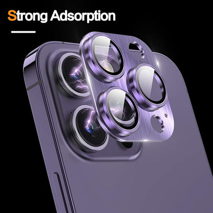YWXTW Tempered Glass Camera Lens Protector for iPhone 14 Pro Max, 3D Full Coverage Protection, Night Circle Technology, Stronger Adsorption