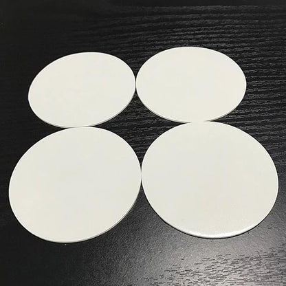 4 Sticky Mounting Pads 1.77 Inches Double Sided Adhesive Wall Mounting Tabs Round Sticky Suction Cup Glue Super Strong for Cameras GPS, Dashboard Toys, Windshield, Tiles, Pictures