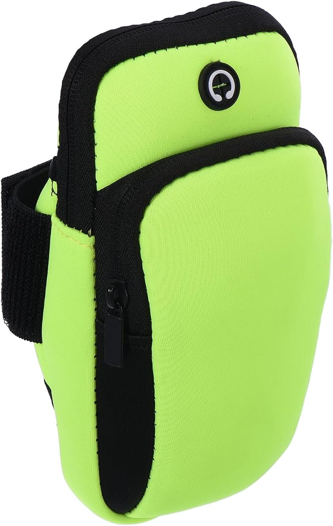 PATIKIL Phone Arm Band for Running, Running Phone Carrier Armband Cell Phone Holder for Runners Green