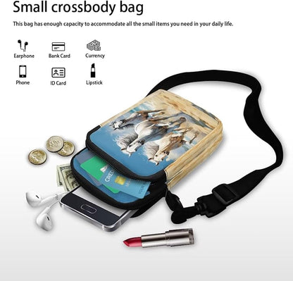 DISNIMO Small Crossbody Bags for Women Trendy Cross Body Cell Phone Shoulder Bags Purses with Adjustable Strap