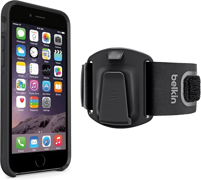Belkin Clip-Fit Armband for iPhone 6 / 6S (Black)