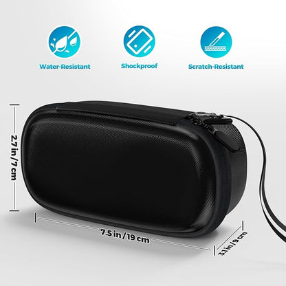 ProCase Hard Carrying Case for Anker 737 Power Bank 25000mAh 165W -Black | Zippered Travel Storage Organizer, Mesh Pocket for Cables & Accessories, Portable Charger Bag