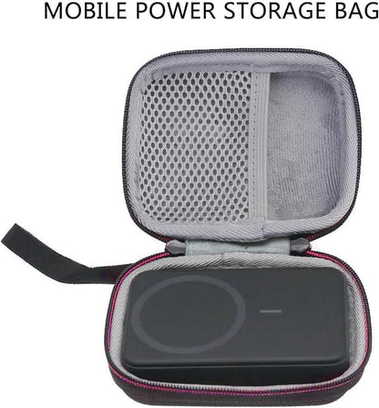 Power Banks Case Portable Hard Travel Case for 15W Banks External Battery Pack Mobile Bag Electronic Organizers Bag for Trav