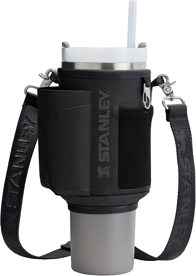 STANLEY All Day Quencher Carry All for 40 oz Tumbler with Handle | Crossbody Bag with Phone Holder Pocket, Card Sleeve & Detachable Strap | Water Bottle Carrier Bag | BPA-Free |