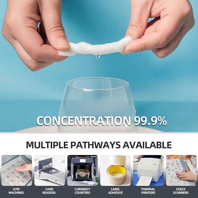 Technical Prep Pads Cleaning Wipes - 99.9% Electronic Cleaning Wipes, Multi-Purpose Non Woven Handy Wipes Cleaning Sheets for Surfaces, Printer, Industrial, Thermal Paste Remover (40PCS, 5"×6")
