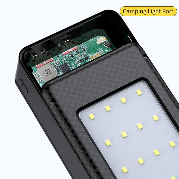 ordinarYone 12Slots 21700 Battery Box High Capacity Battery Charging Case for Camping Hiking Easy Assembly Not need Soldering