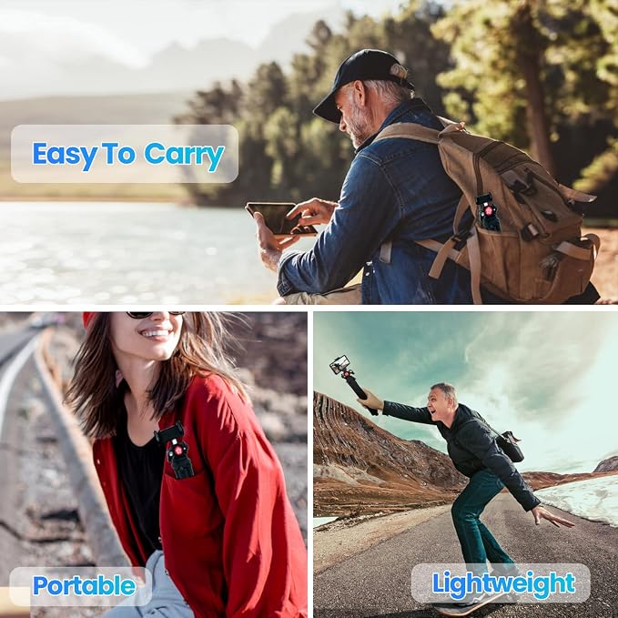 Tripod for iPhone, Goocong Flexible Tripod for Phone Camera with Cell Phone Mount for Samsung Google Smartphone, DSLR Camera