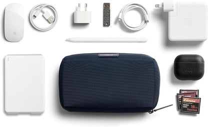 Bellroy Tech Kit (Tech Accessories Organizer Pouch, Zipper Closure Design, Stores Power Bank, Phone Charger, Cables & More, Internal)
