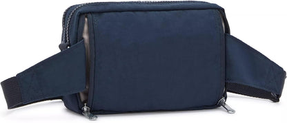 Kipling Women’s Abanu Multi Crossbody Bag, Lightweight, Adjustable Nylon Waist Pack with Multi-Compartment Zip Pockets