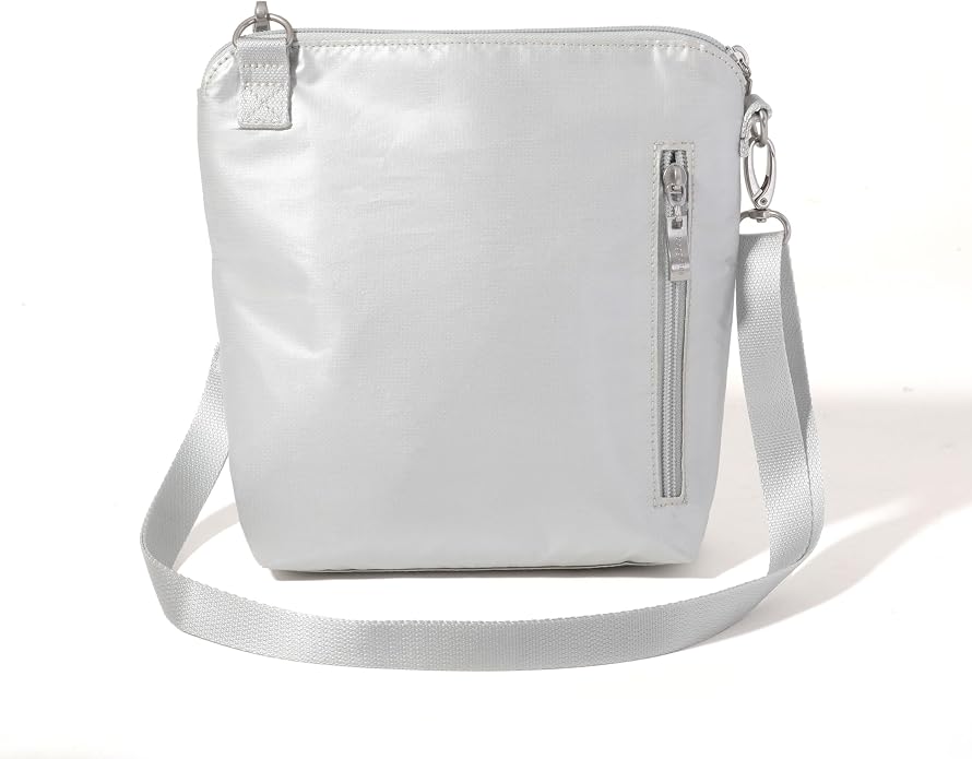 Baggallini Modern Pocket Crossbody Bag for Women, 8.5"x8.5" Handbag Purse with RFID, Lightweight Water-Resistant