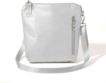 Baggallini Modern Pocket Crossbody Bag for Women, 8.5"x8.5" Handbag Purse with RFID, Lightweight Water-Resistant