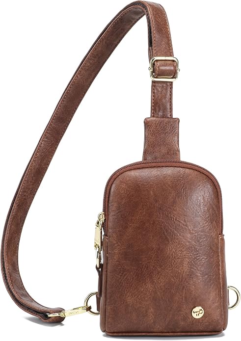 INICAT Small Sling Bag for Women Everyday & Travel Crossbody Bags Lightweight Cross Body Purses Vegan Leather