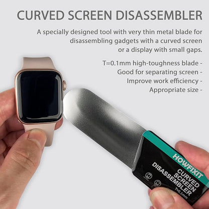 HowFixit Opening Tools for Electronics Repair - Safely Disassemble Your Cell Phone, Smartwatch, Camera, Drone, Laptop, Tablet