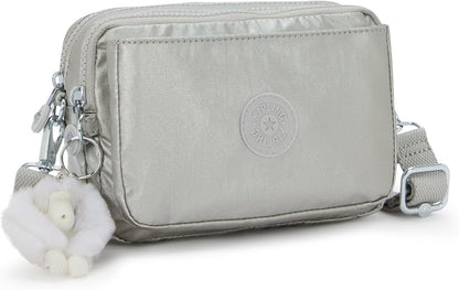 Kipling Women’s Abanu Multi Crossbody Bag, Lightweight, Adjustable Nylon Waist Pack with Multi-Compartment Zip Pockets