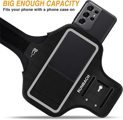 Armband for Samsung Galaxy S25 Ultra/S24 Ultra/S23 Ultra/S22 Ultra/S21+ 5G/S21 Ultra/S20 Ultra/Note 20 Ultra,Galaxy F16/F06/F05/A56/A36/A26/A16/M16/M06/M05/M55(Black)