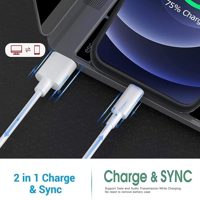 Battery Case for iPhone 12/12 Pro,Upgraded 10000mAh Rechargeable Portable Protective Extended Charger Cover Wireless Charging Compatible with iPhone 12/12 Pro (6.1 inch) Charger Case & Carplay (Black)