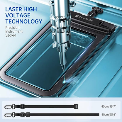SYNCWIRE Waterproof Phone Pouch [2-Pack] - Universal IPX8 Waterproof Phone Case Dry Bag with Lanyard Compatible with iPhone 15 14 13 12 11 Pro XS MAX XR X Samsung S23 S22 S20 More Up to 7 Inches